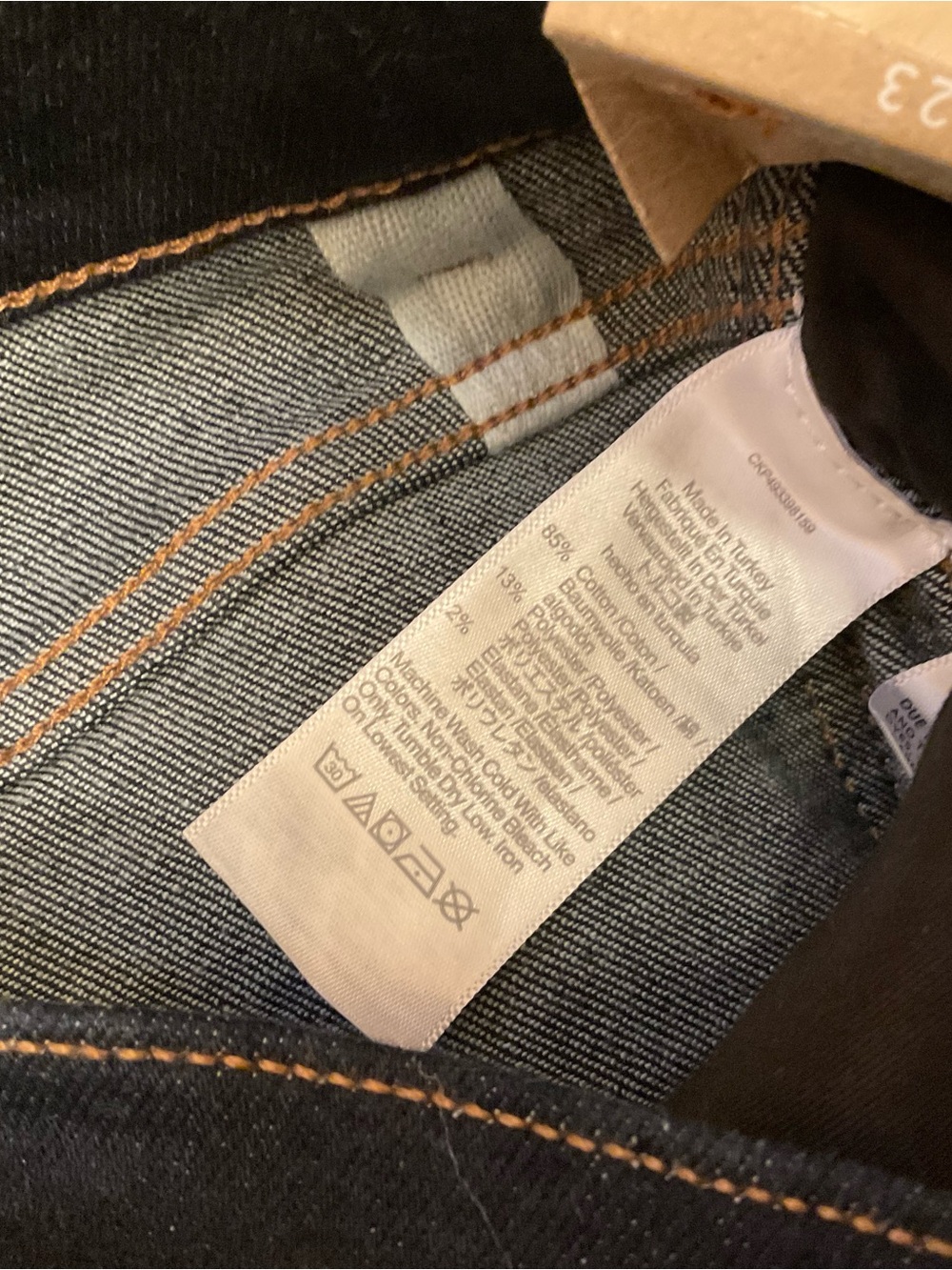 Madewell Mid-Rise Stovepipe Jeans - NWT - Size 23 - Picture 9 of 12